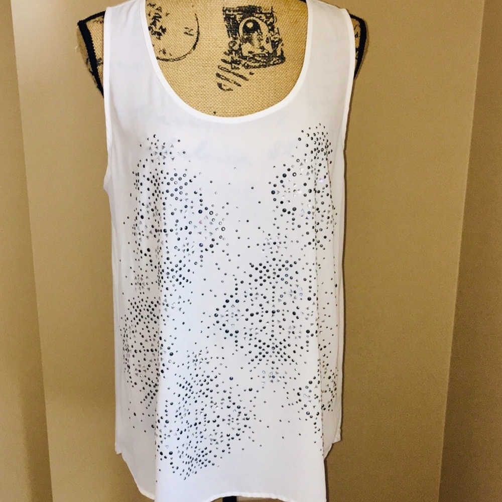Juicy Couture sleeveless sequin shirt. ♥️